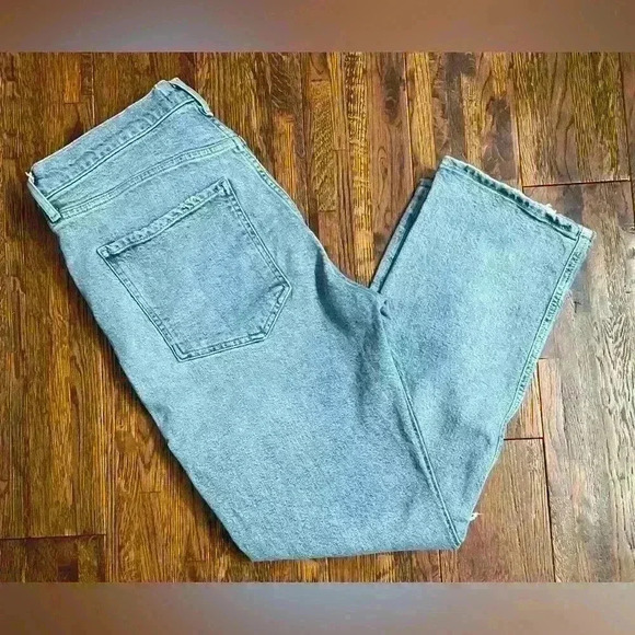 AGOLDE Riley High Rise Straight Jean in Blitz - Picture 11 of 13